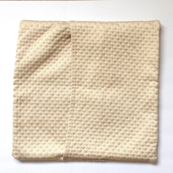 Christmas Cushion Cover Applique Santa 16” Square Festive Home Decor Cream - Picture 5 of 5